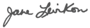 Jane Levikow signature